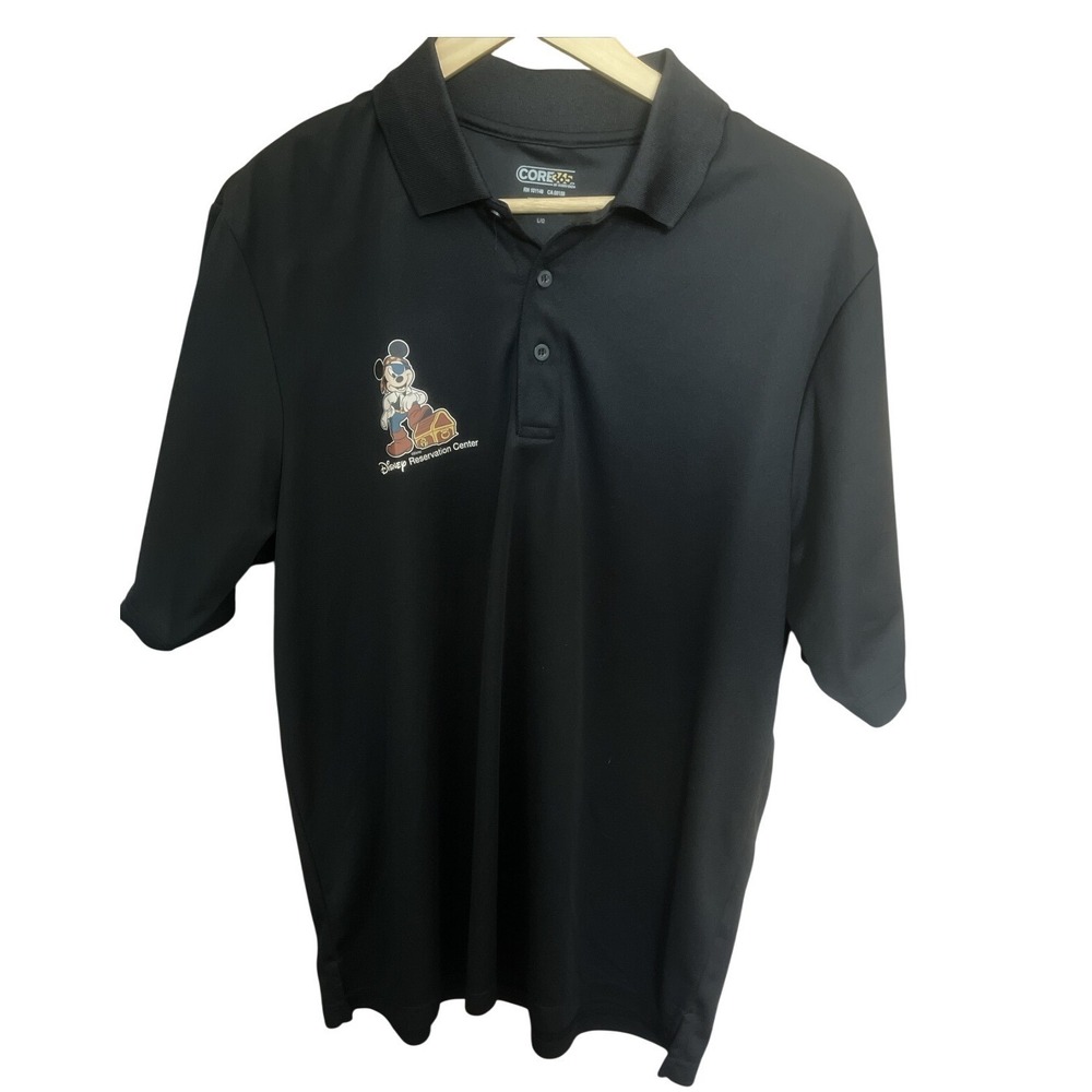 Disney Reservation Center Pirate Mickey Polo Shirt Large Cast Member - Picture 1 of 4